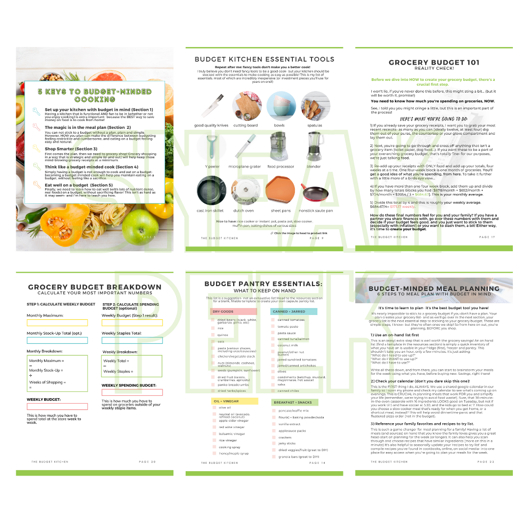 The Budget Kitchen Guide