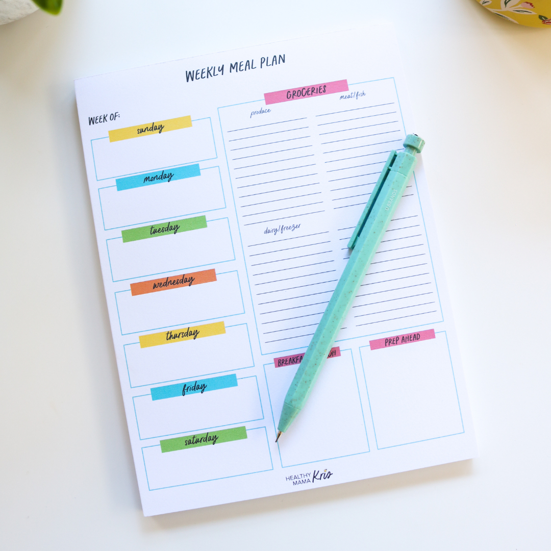 The Healthy Mama Meal Planner™️ Notepad