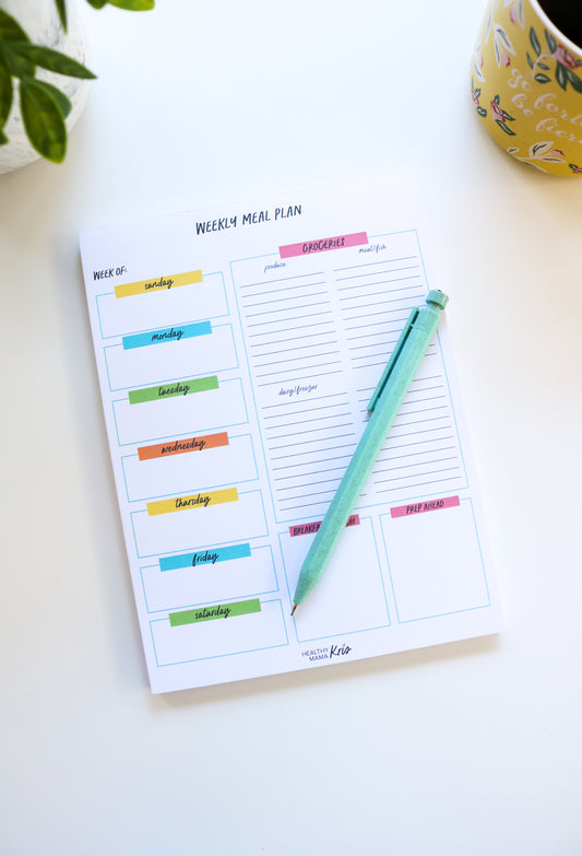 The Healthy Mama Meal Planner™️ Notepad